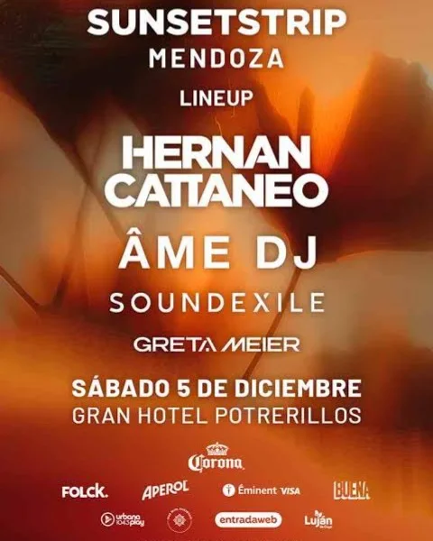 Flyer de HERNAN CATTANEO | SUNSETSTRIP